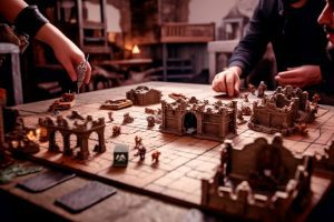 A group of people playing a tabletop role-playing game (TTRPG) session, the subject of the recent CAR-PGA Culture War discussion