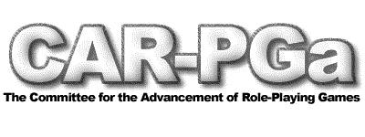 The logo for The Committee for the Advancement of Role-Playing Games (CAR-PGA), the organization discussed in the OH!CAST episode on the history and defense of the RPG hobby.